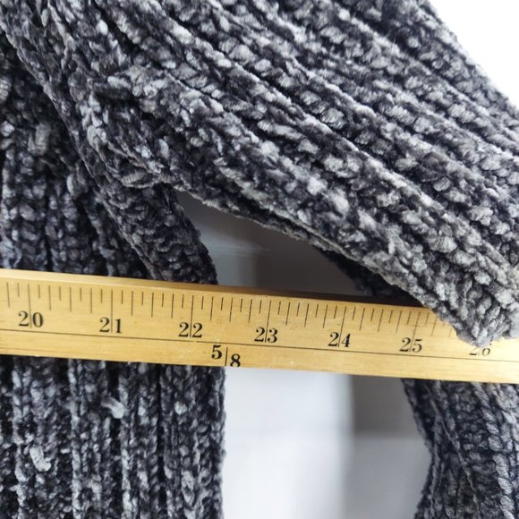 Halogen Chenille black Cardigan size medium - Picture 8 of 10